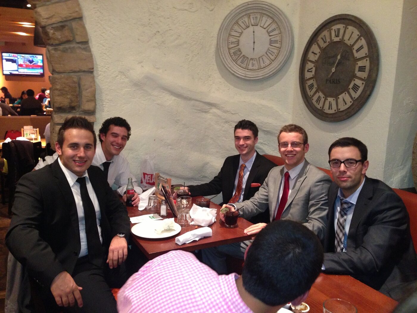 Suited up with the crew