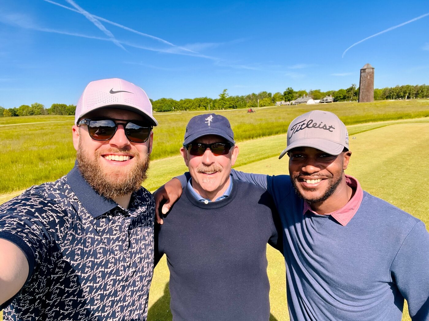 Blue skies, good company