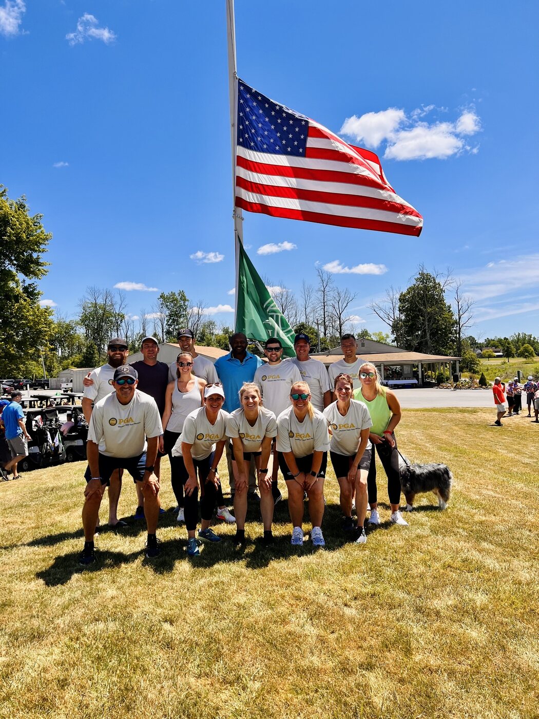 Under the flag